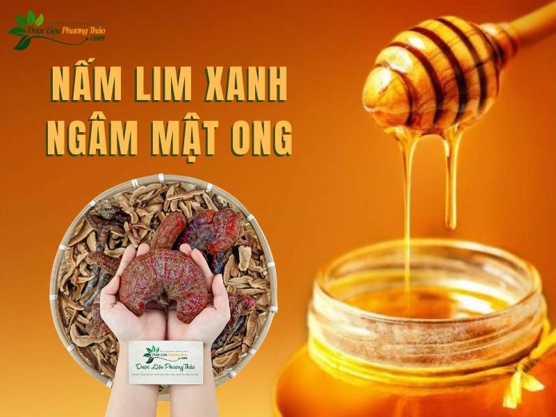 Nấm Lim Xanh ngâm mật ong
