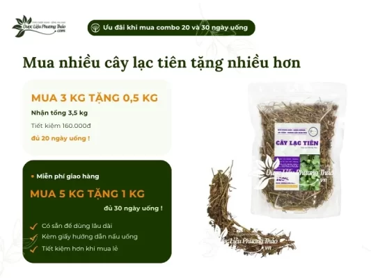 Chương trình khuyến mãi cây lạc tiên