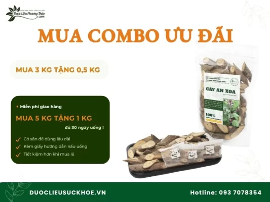 Chương trình khuyến mãi mua cây an xoa tại Dược Liệu Phương Thảo