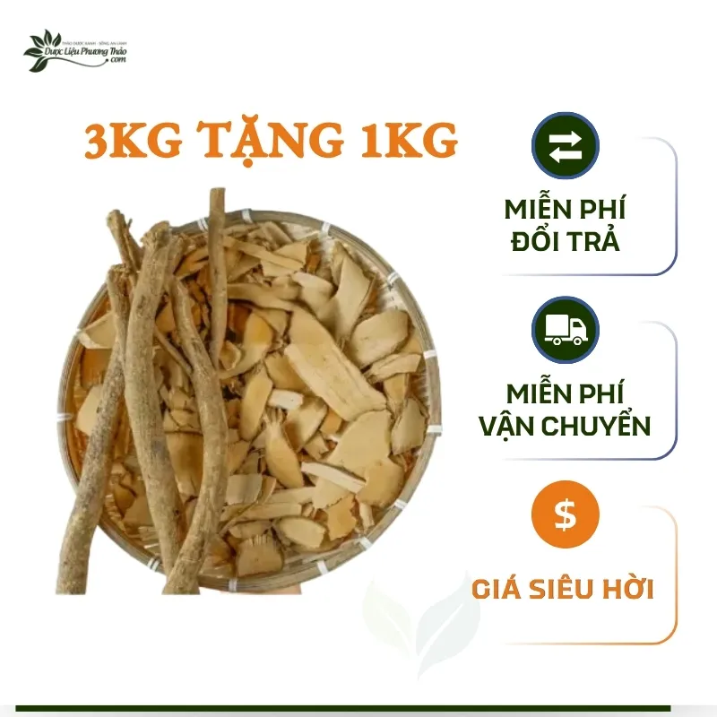 Combo mua 3 kg xáo tam phân tặng 1 kg