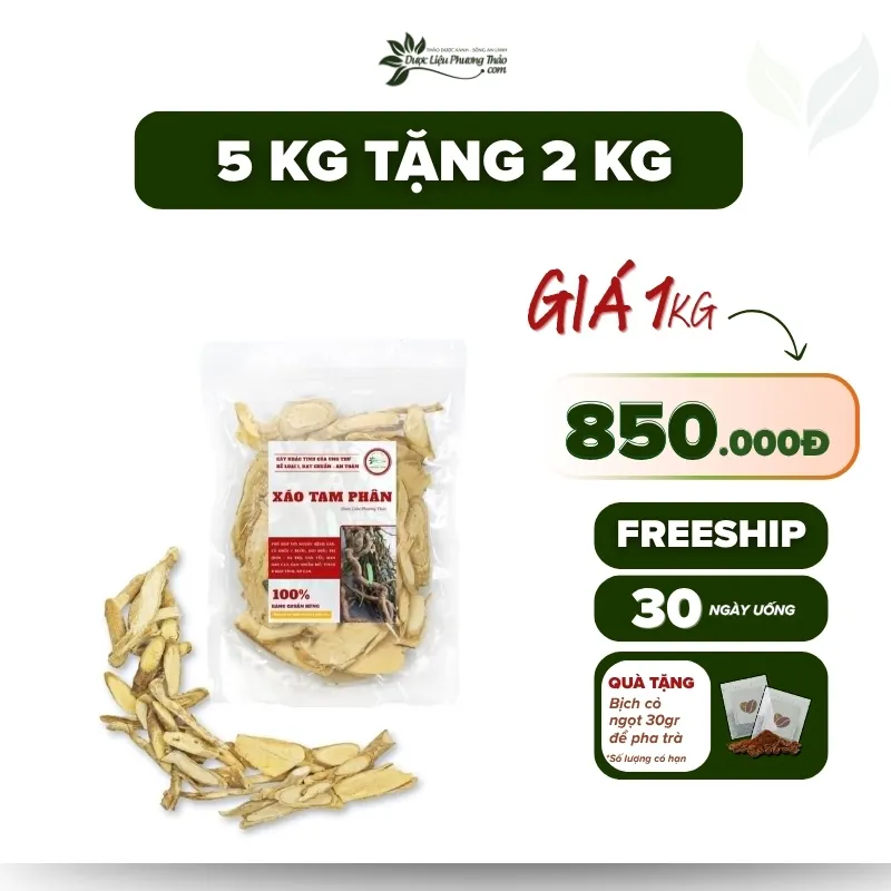 Combo mua 5kg xáo tam phân tặng 1kg