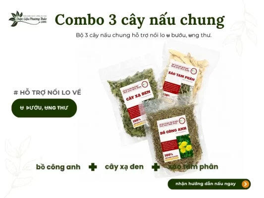 Combo nấu chung xáo tam phân nguyên rễ loại 1